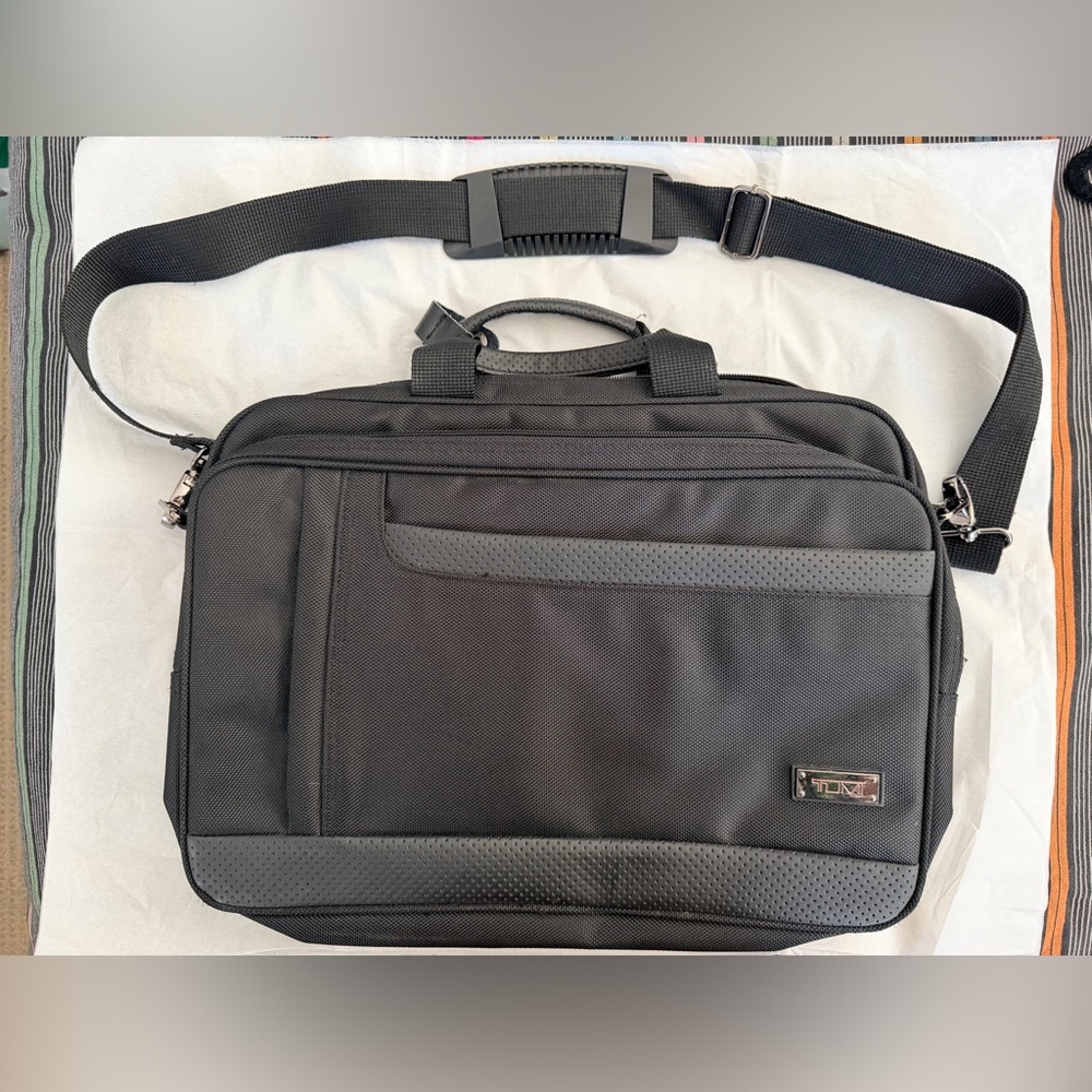 Tumi Expandable Black Laptop & Travel Bag